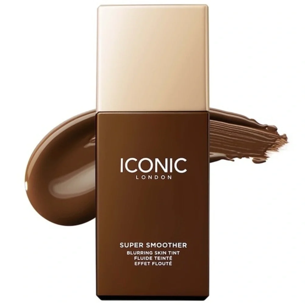 ✨ NEW IN BOX ICONIC London Super Smoother Blurring Skin Tint - Golden Rich 30ml